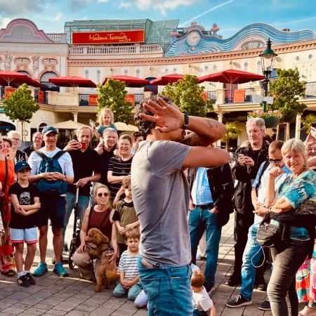 Magic World show at the outside